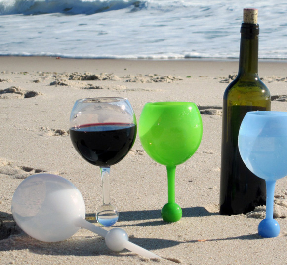 calici da vino per spiaggia