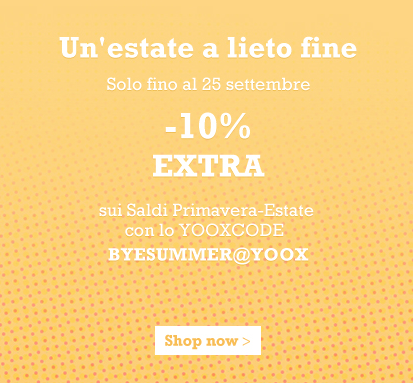 Yoox saldi primavera estate new arrivals